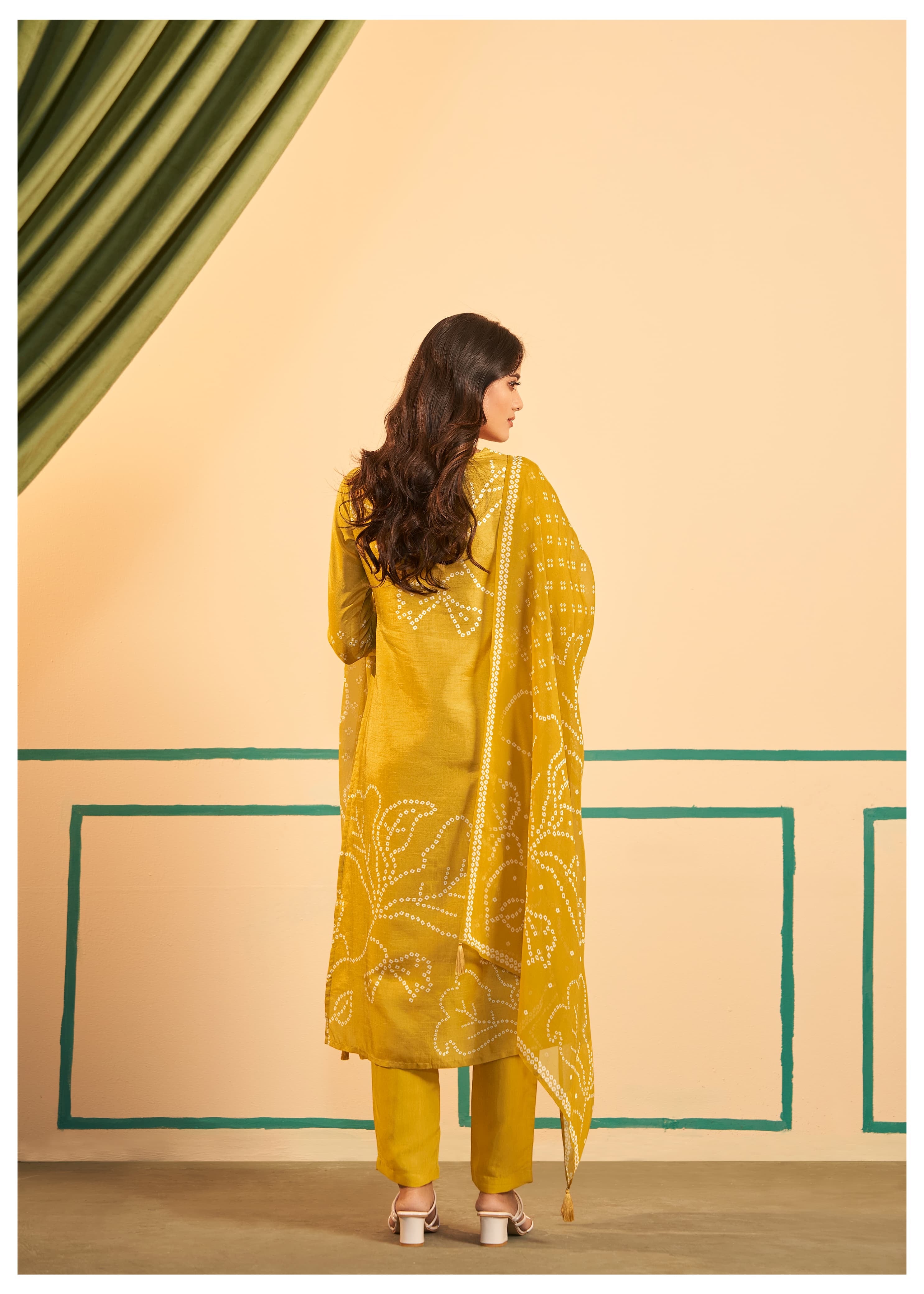 Mustard Yellow Traditional Ensemble