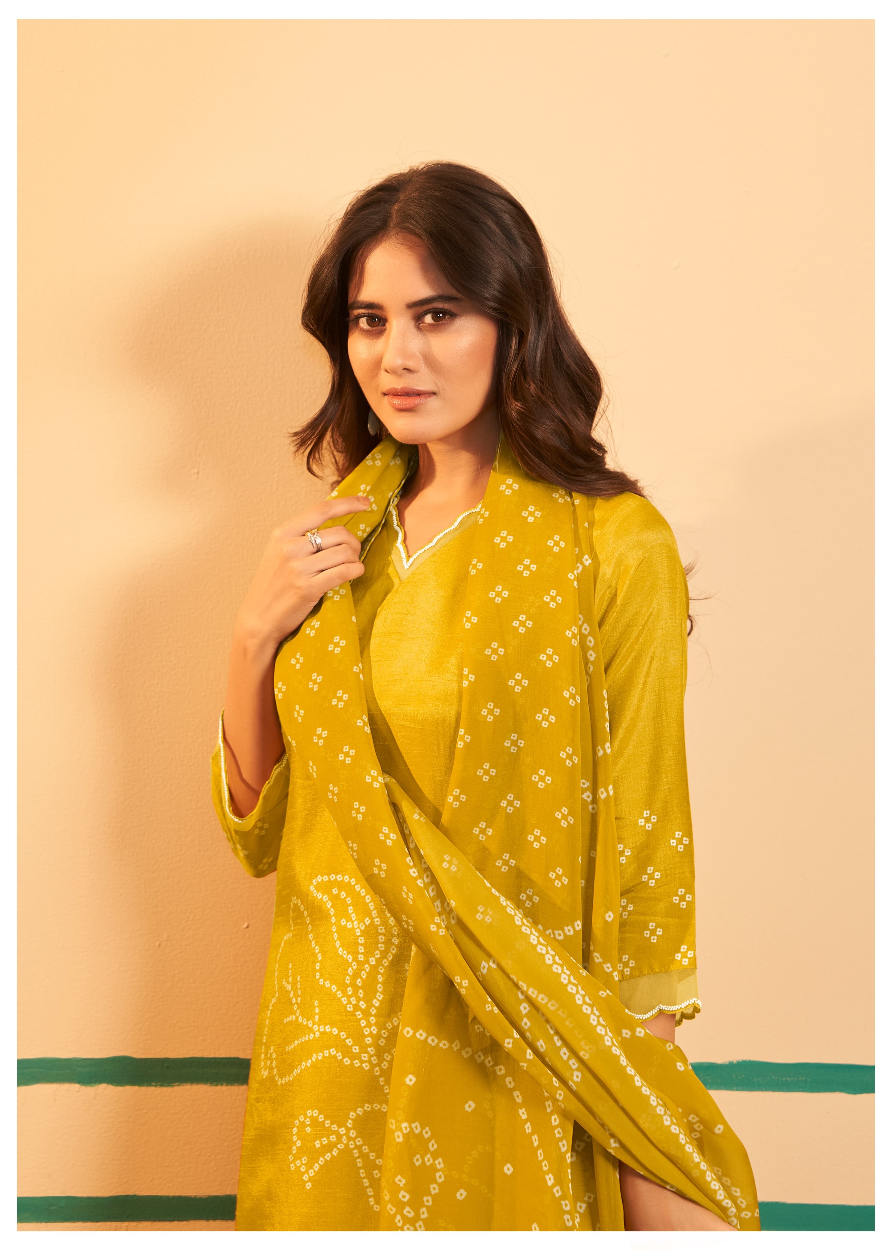 Mustard Yellow Traditional Ensemble