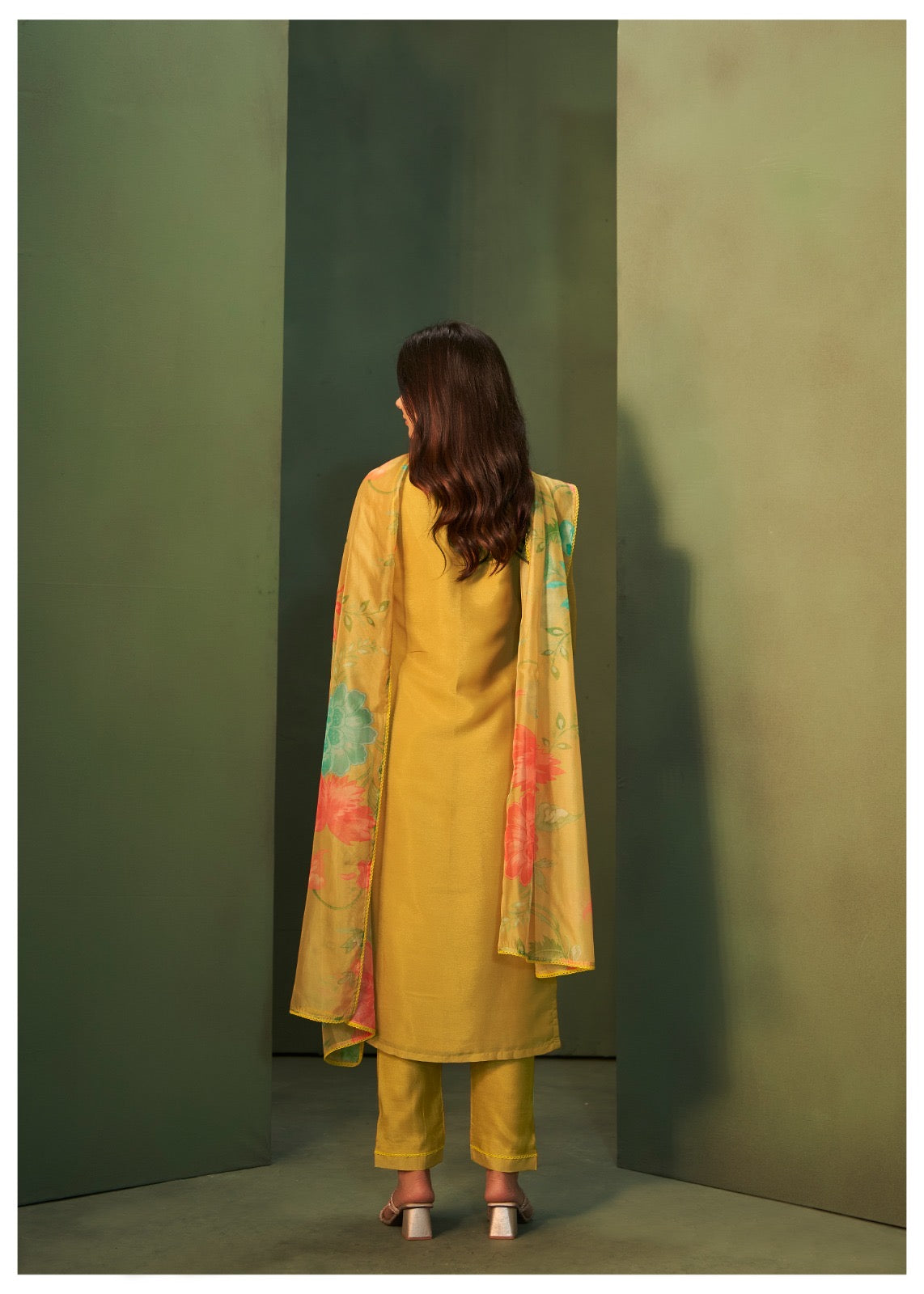 Mustard Yellow Traditional Ensemble