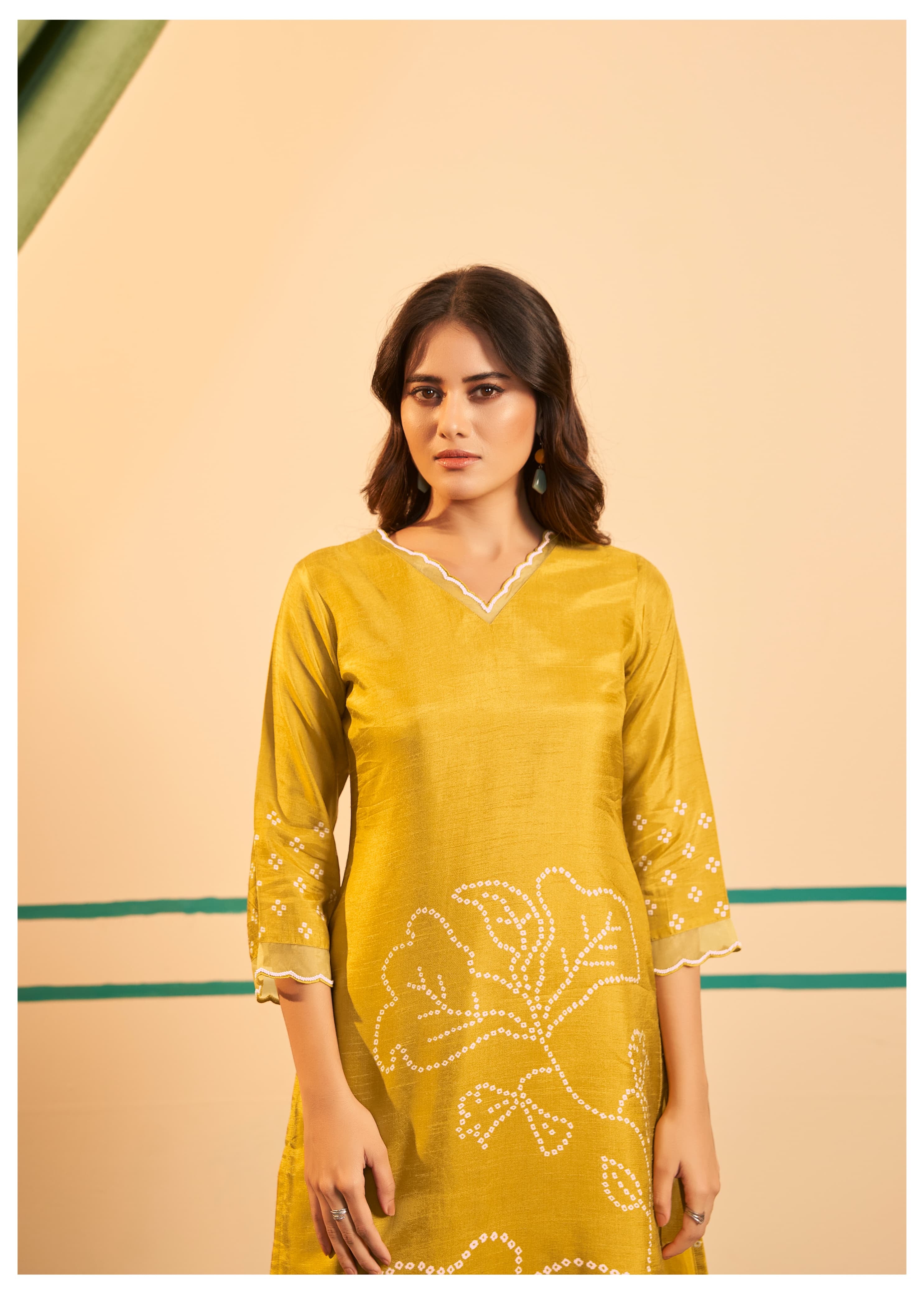 Mustard Yellow Traditional Ensemble