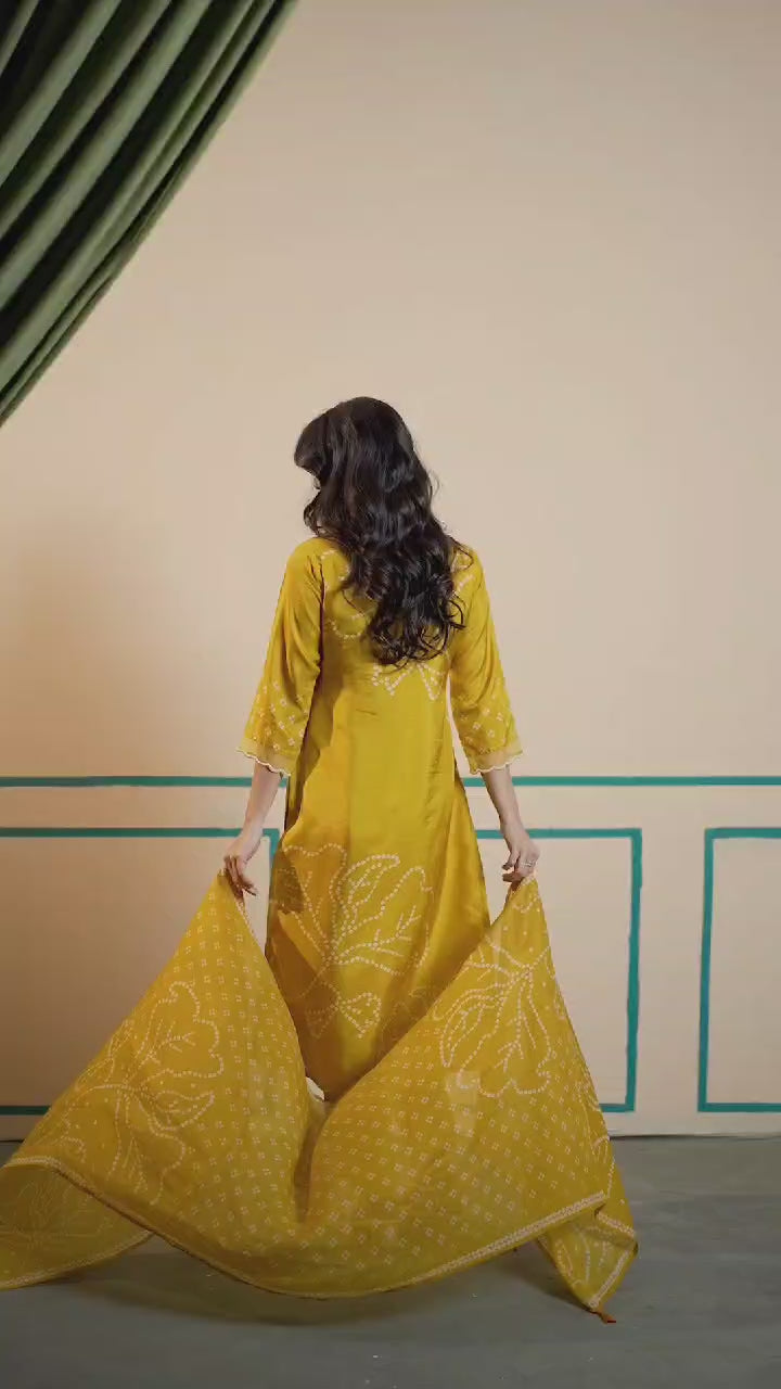 Mustard Yellow Traditional Ensemble